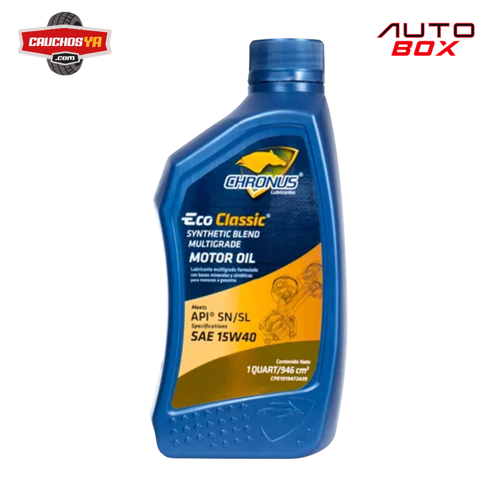 ACEITE SEMISINT. 15W40 SN/SL CHRONUS946 ML
