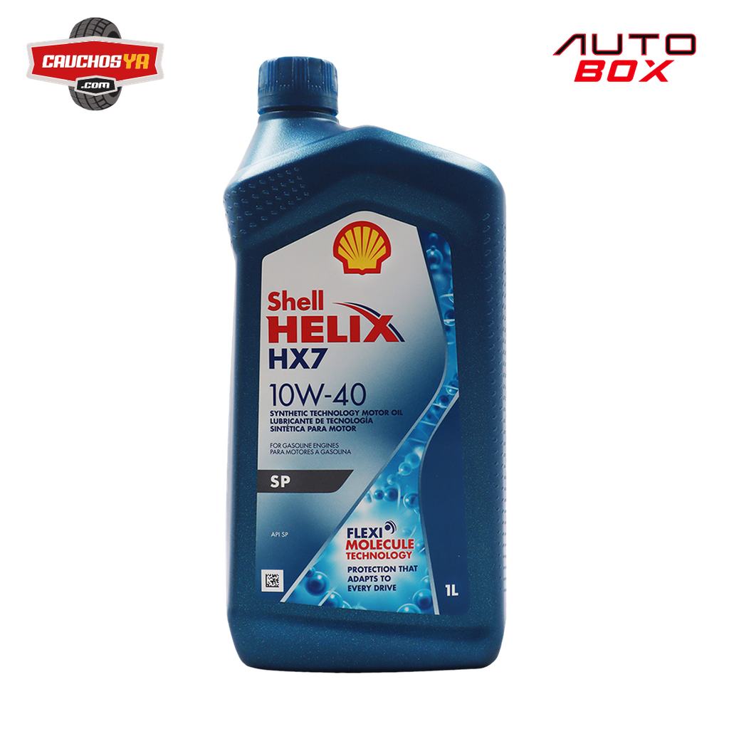 ACEITE 10W40 SEMI SINTETICO SHELL HX7 SP 1L