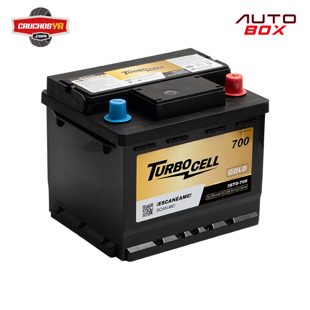 BATERIA 36TD 700A 49Ah 81min 12V GOLD TURBOCELL