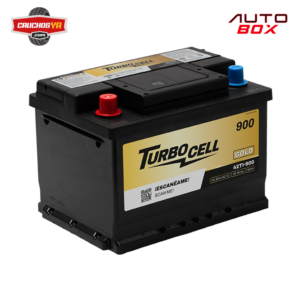 BATERIA 42TI 900A 58Ah 96min 12V GOLD TURBOCELL