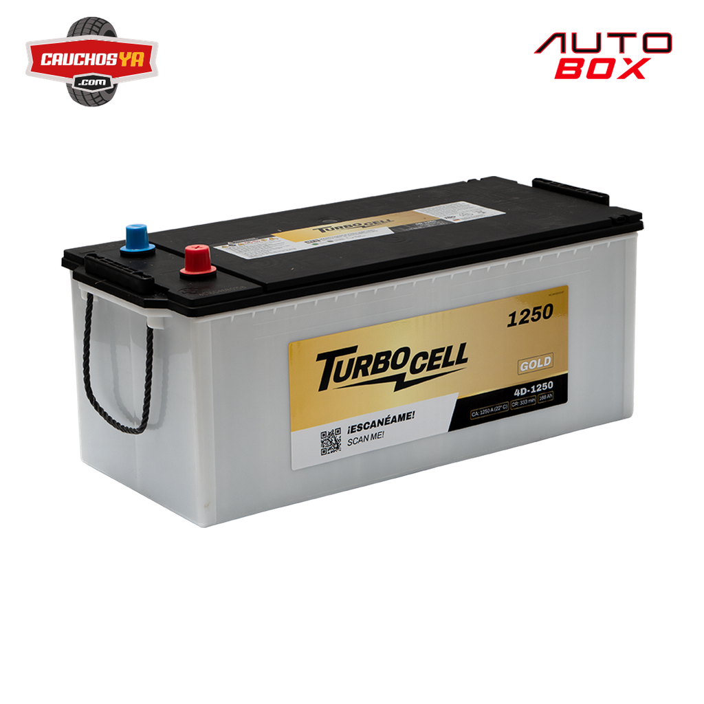 BATERIA 4D 1250A 168Ah 333min 12V GOLD TURBOCELL
