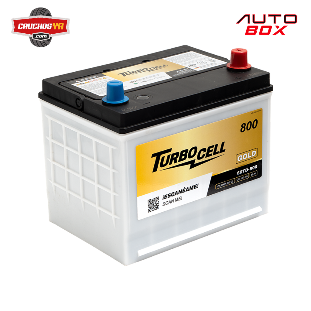 BATERIA 86TD 800A 65Ah 107min 12V GOLD TURBOCELL