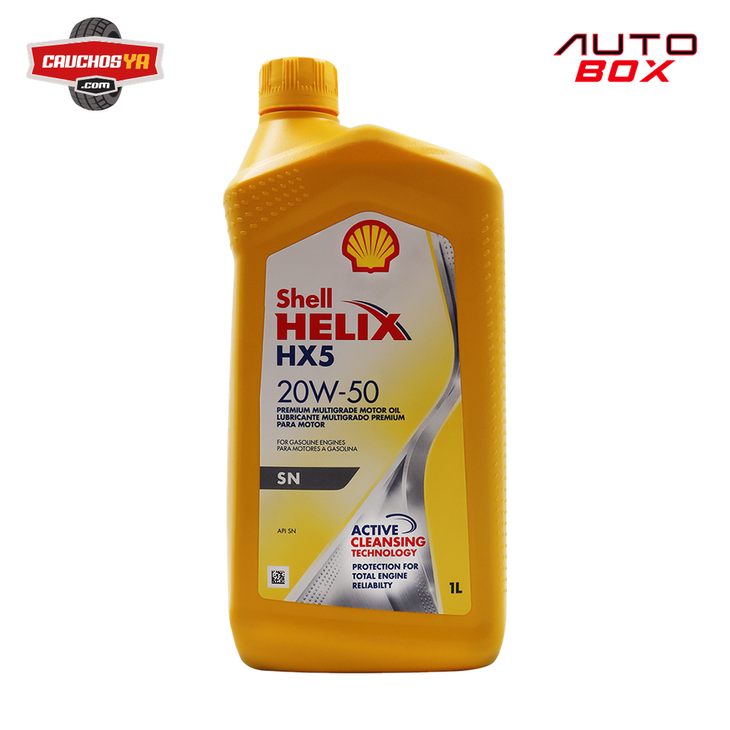 ACEITE 20W50 MINERAL SHELL HX5 SN 1L